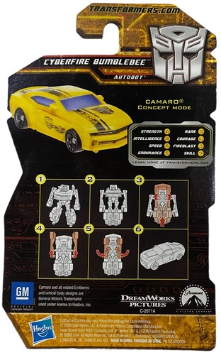 Transformers HFTD Cyberfire Bumblebee Minicon Action Figure NEW 2009 - Picture 2 of 2