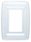 Westinghouse  1 gang Clear  Plastic  Wall Plate  1 pk