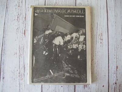Maximum Rocknroll 161 1996 Fanzine Punk Divia Red Nine Jet Bumpers Gob Sink