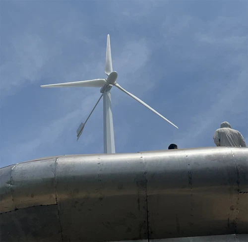 10KW 380V Horizontal Windkraftanlage 3Blätter Windräder Windrad Windgenerator - Picture 15 of 21