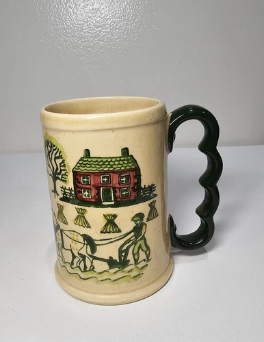 Vintage Pottery Poppytrail Metlox Homestead Grand Mug 16 Oz Coffee California/40