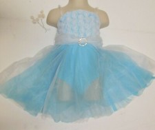 Empire Waist Chiffon Lyrical Ballet Dress Girls sizes 2 colors rosettes