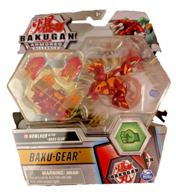 Bakugan Armored Alliance Howlkor Ultra +Baku Gear NEW IN PACKAGE