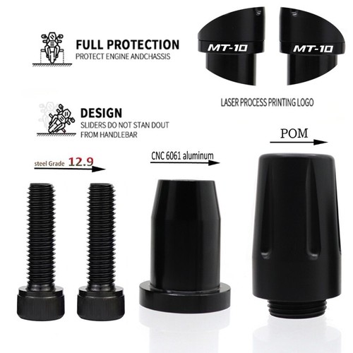Protector de choque deslizadores de cuadro para Yamaha MT10 MT10 FZ-10 FZ10 2016-2024 2023 - Imagen 7 de 13