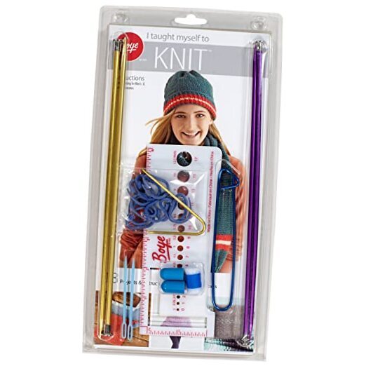 3616400000M Learn to Knit Kit for Beginners, Makes 18 Projects, 21pcs