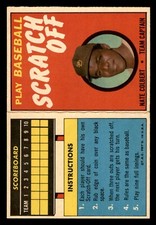 1970 Topps Scratch-Offs Baseball #7 Nate Colbert EX/MT *d17