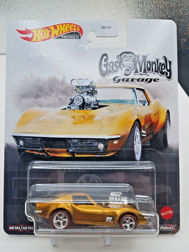 2021 Hot Wheels '68 Corvette Gas Monkey Garage, Real Riders, Metal On Metal new - 第 1/4 張圖片
