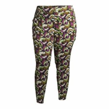 Terra Sky Plus Size Solid Jegging Capris 1X 16W-18W Bold Ethnic Skinny