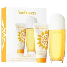 Sunflowers by Elizabeth Arden 2pc Gift Set EDT Perfume 3.3 oz + Body Lotion