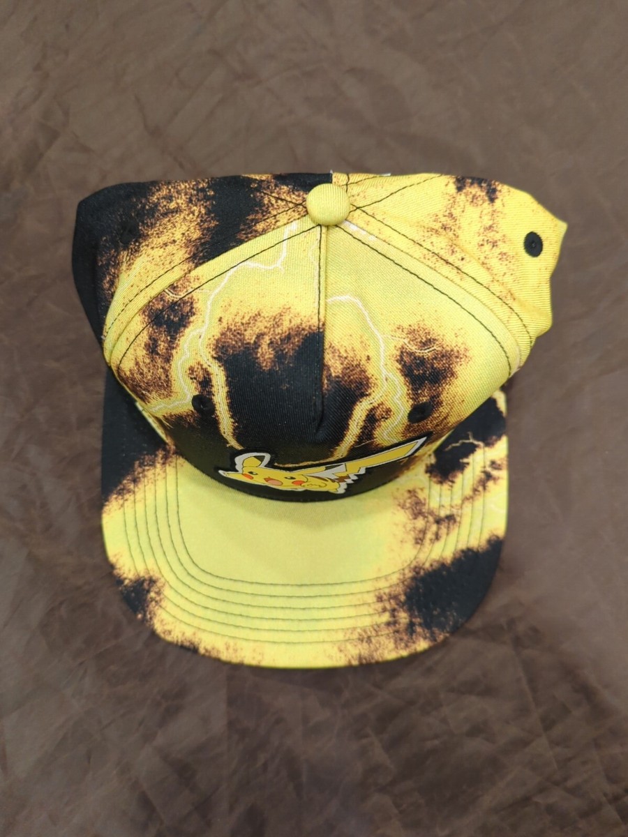 Pokemon Pikachu Yellow And Black Flat Brim Hat. Brand New. OSFM | eBay
