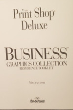 The Print Shop Deluxe business reference Booklet by Broderbund... ... C6B5