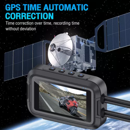 Motorcycle Camera 1080P WIFI GPS DVR Handlebar Fixing 3" Motorbike DVR Dash Cam - Picture 9 of 18