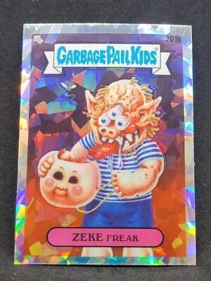 2022 Topps Chrome Garbage Pail Kids Zeke Freak 201b Atomic Refractor 8[x