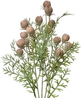 Clayre & Eef 6PL0349P Deko Zweig Blumen Rosa GrüN 16X16X47 Cm