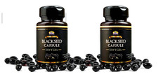 120 x Extra STRONG Cold Pressed 100% Pure Black Seed Oil Capsules 500mg was �20!