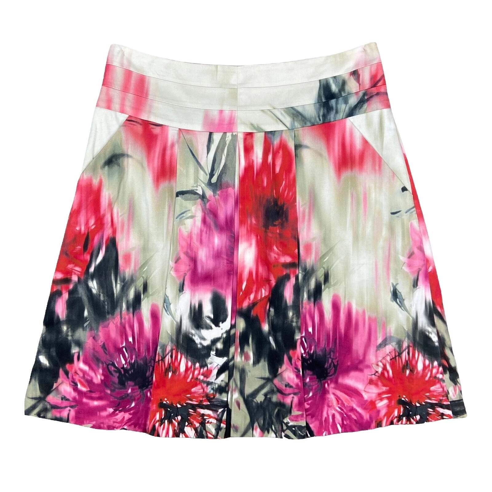 Falda Floral De Algodón Elie Tahari para Mujeres