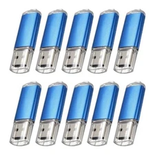 Lot/10 1GB 2GB 4GB 8GB 16GB USB 2.0 Rectangle Flash Drive Memory Stick Pen Drive