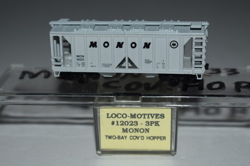 Tolva cubierta Monon doble bahía escala N Loco-Motives 12023 56033 C47068 | Zustand: Used
