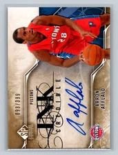 2009-10 Upper Deck Ink Credible #I-AF Aaron Afflalo AUTO /399 NBA Pistons
