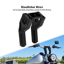 Kit de abrazadera elevadora negra de 6" manillar de 1" para Harley Street Bob Low Rider 2018-2023