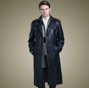 black trench coat with belt