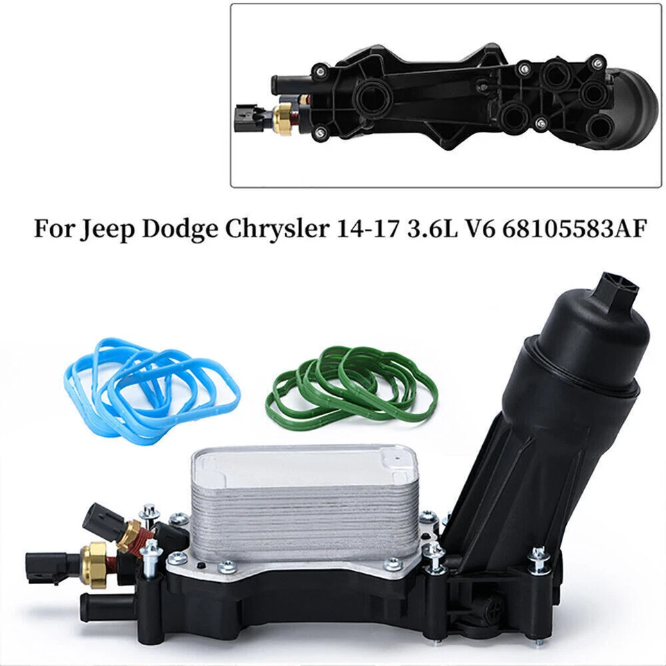 Engine Oil Cool Filter Assembly for Dodge Journey/Caravan 2011-2016 68105583AF - Image 3 of 4