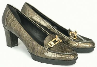 $395 Stuart Weitzman Women's Duplicate Otter Sioux Pump Heel Shoes 6.5