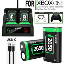 2X2650 Rechargeable Battery Pack for Xbox One/Xbox Series X S Controller Battery
