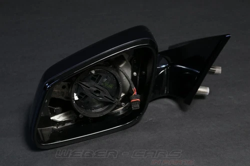 7282165 Exterior Mirror Electro High Polish Shadowline OEM BMW 7er F01 F02 622km