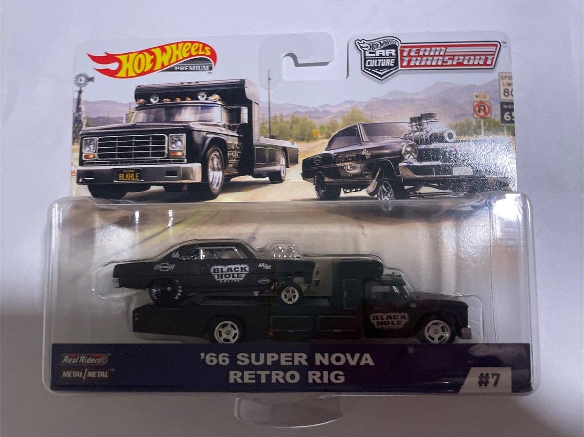 【即購入ok!!】ホットウィール‘66 SUPER NOVA RETRO RIG Hot Wheels Team Transport #7 '66 Super Nova Retro Rig Black Hole