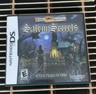 Hidden Mysteries Salem Secrets Nintendo DS Video Game Complete Tested CIB