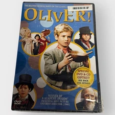 Oliver! (DVD, 1968) / Brand New & Factory Sealed PLUS 14 SONG CD - Loose Disc