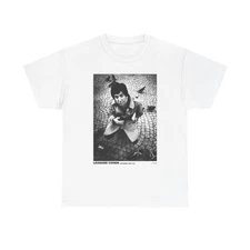 Leonard Cohen Graphic T Shirt Vintage Poster Unisex Heavy Cotton Tee