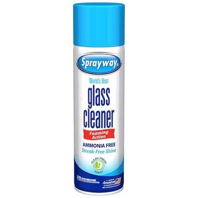 Sprayway Glass Cleaner (23 Oz) Foaming Streak-Free Window Cleaner Spray