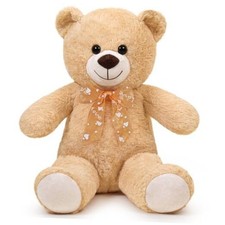 Teddy Bear Stuffed Animal 24'' Small Teddy Bear Plush 23.6 inches Light Brown
