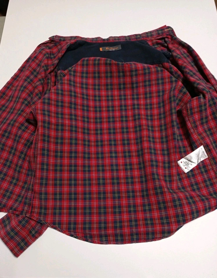 Shirt Ben Sherman Size L Multicolours Red Mod Rude Skinhead Casual Terraces - Imagen 3 de 4