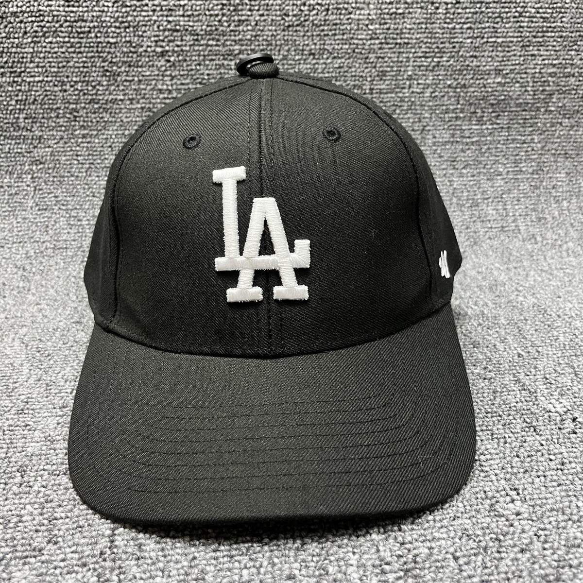 Los Angeles Dodgers '47 Brand MVP Hat Black White Adjustable MLB Cap LA