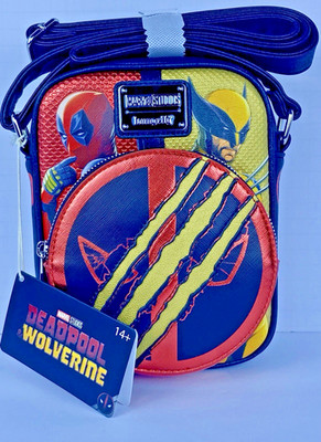 Loungefly Marvel Deadpool & Wolverine Crossbody Bag (NWT) Cross Body