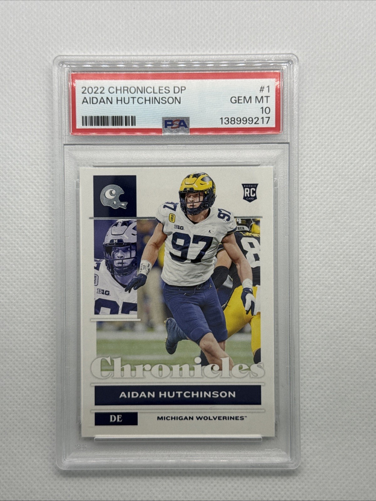 Aidan Hutchinson Panini Chronicles Draft Picks #1 Base