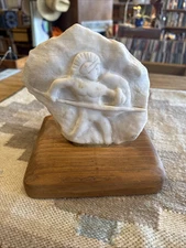 Mounted Stone From Delphi, Greece D.S 77 Vintage