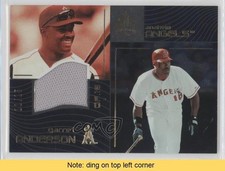 2004 Upper Deck Reflections Gold 11/15 Garret Anderson #147 READ 9bp