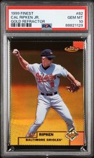 PSA 10 1999 Topps Finest Gold Refractor Cal Ripken Jr. #61/100