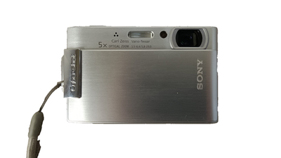 Sony Cyber-shot DSC-T200 8.1MP Digital Camera - Silver for sale