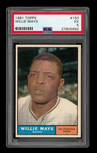 1961 Topps Set-Break #150 Willie Mays PSA 5 EX