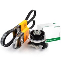 Contitech 5PK491 6PK1698 Keilrippenriemen + Wapu FüR A1 Golf Jetta Passat