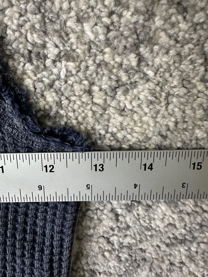 Vestido Free People FP One para mujer medio azul tejido gofre maxi fruncido lateral algodón Foto 4 de 4