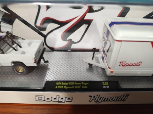 2025 M2 Mach. Auto Haulers 1974 Dodge W200 Power Wagon & 1971 Plymouth Cuda R85 - Picture 3 of 10
