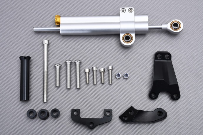 Amortisseur de direction alu KAWASAKI ER6N 2012-2016 usiné CNC stabilisateur haute précision