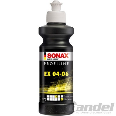 1x 250 ml SONAX PROFILINE EX 04-06 LACKPOLITUR KRATZERENTFERNUNG PROFIPOLITUR