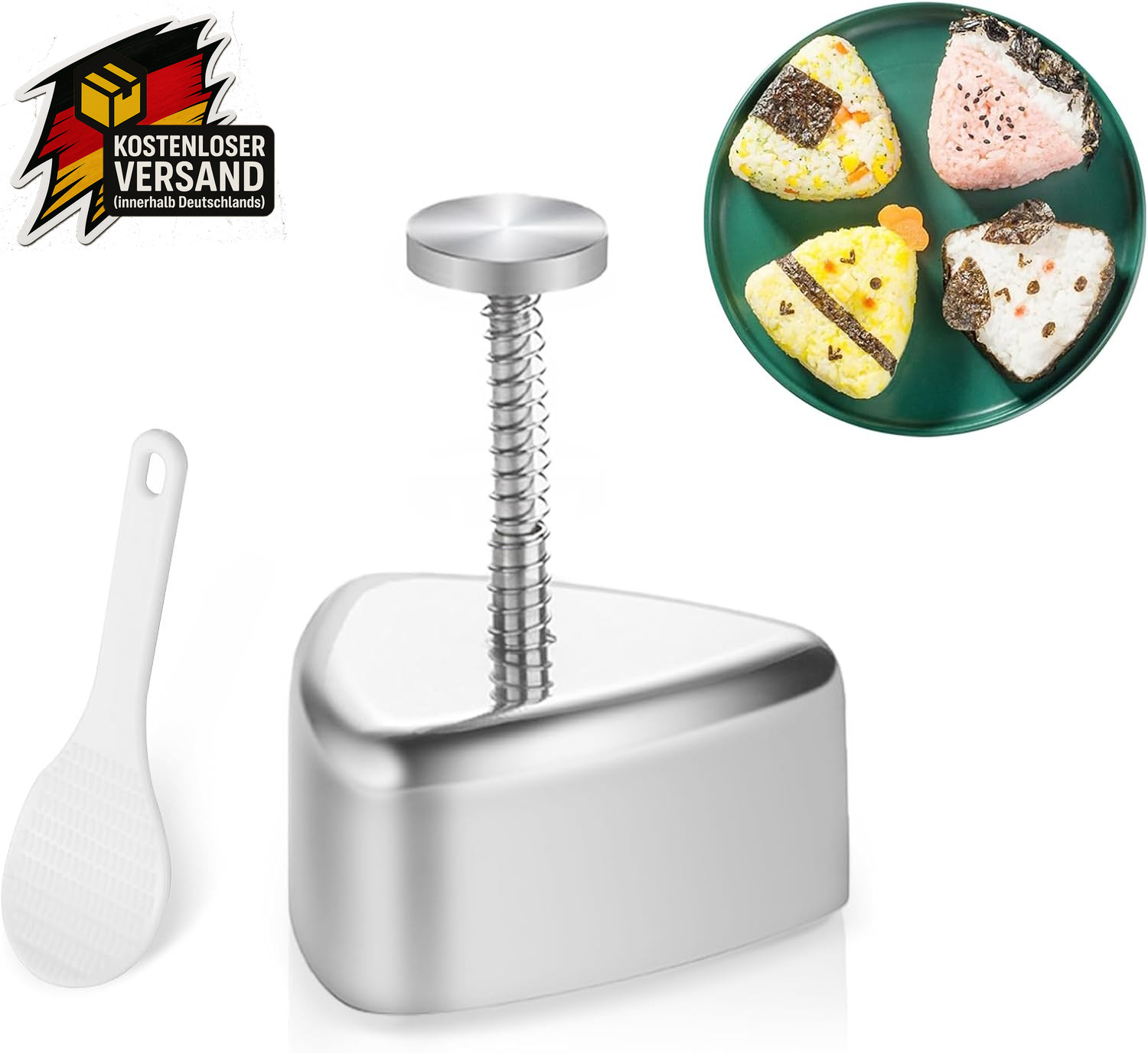Sushi Maker Dreieck Form Onigiri Reisbällchen Küchenwerkzeug Set